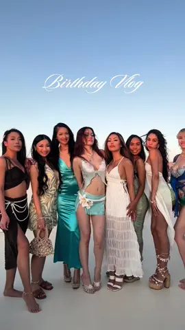 i threw myself a magical mermaid birthday retreat in joshua tree and it healed me🪼🐚✨#bdayvlog #mermaidcore #sisterhood #bdayweekend 