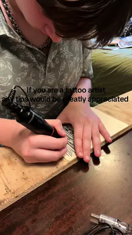 practice doesn't make perfect but it does lead to improvement  #tattoo #tattooartist #newartist #artist #art #fakeskintattoopractice 