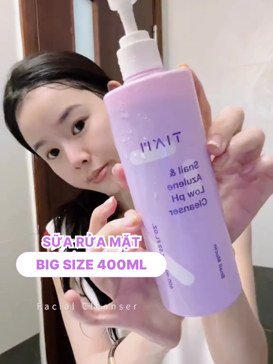 SỮA RỬA MẶT BẢN 400ML: Dung tích gấp đôi - Chất lượng không đổi #tiam #tiamvietnam #tiamsnail #tiamsnail400ml #tiktokshop #livestream