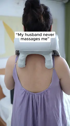 When your husband is too lazy to give you massages 💆‍♀️ so you created this massager that feels way better than him 🤩🤩#massager #viral #husband #neckmassager #tension #relaxation #best #SelfCare #tiktokshopfinds #deeptissuemassage #MASGRE #tiktokmademebuyit #neckpain #relax #massagetherapy 