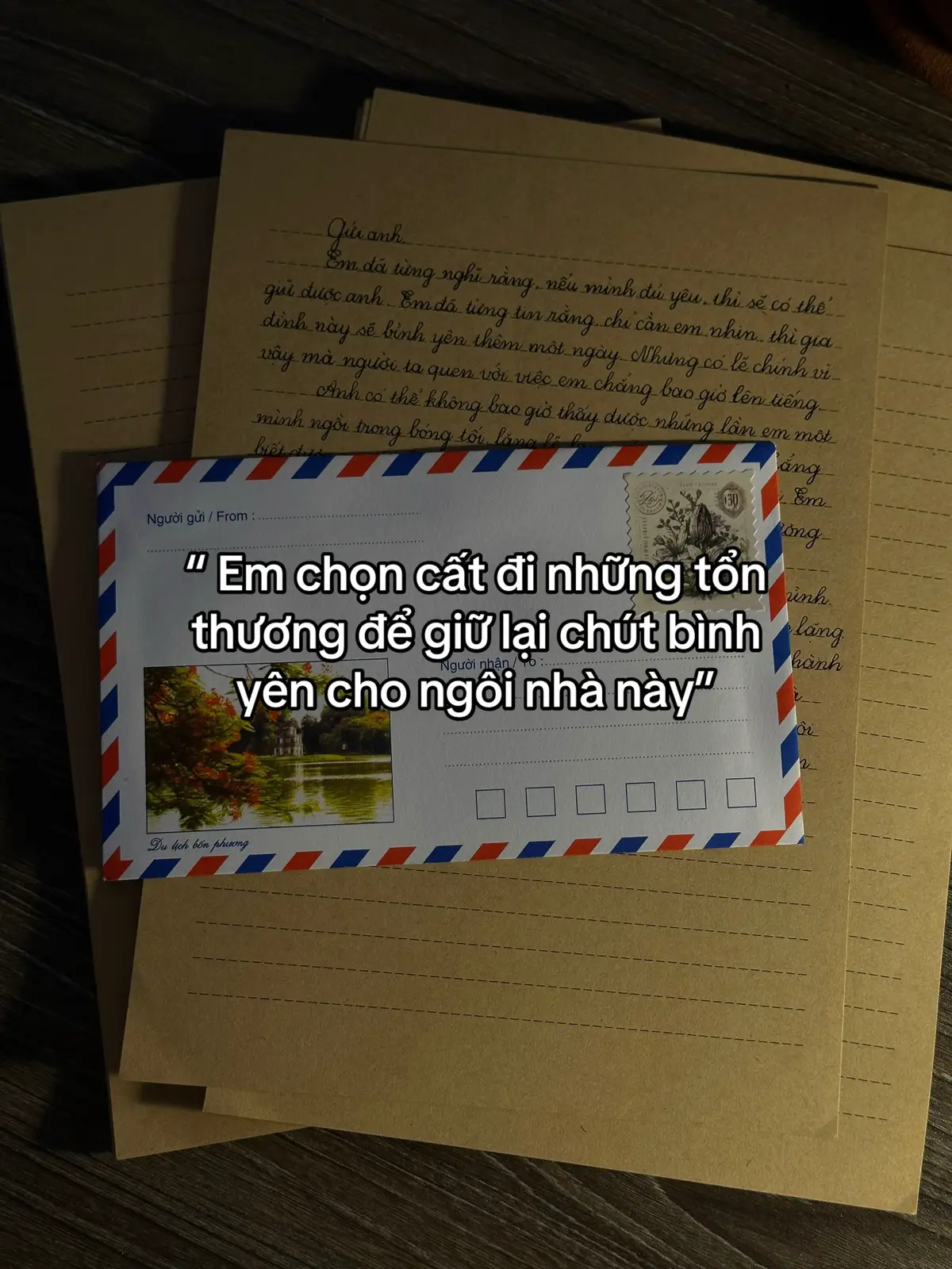 Em chọn cất đi những tổn thương để giữ lại chút bình yên cho ngôi nhà này #bocauduathu #vietthu #thutay #handmade #quote #tinhyeu #handwriting #xuhuongtiktok #puduathu 