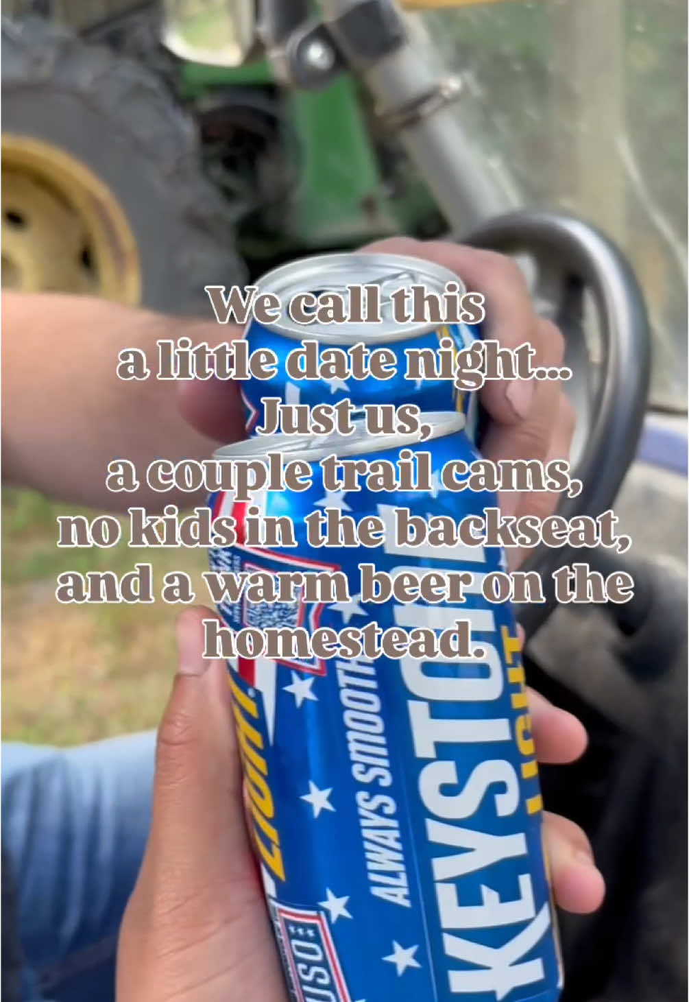 It’s the little things & the little dates, that make it all worth it. #datenightathome #trailcamcheck #dunndidithomestead 