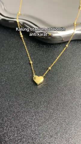 Kalung wanita set liontin #kalungtitanium 