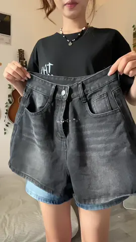 #กางเกงยีนส์ขาสั้น 