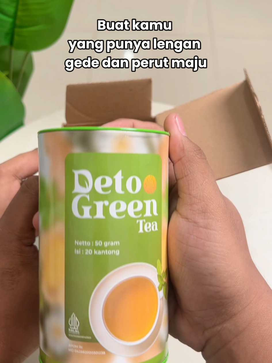 Ini loh produk paling laris yang bisa bantu kecilin lemak bagian lengan dan perut, jadi lebih pede deh 🙂‍↔️ #DetoGreen #Detogreentea #Tehdetogreen #Minumanherbal #fyp #foryoupage 