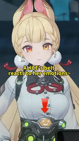 ALICE's belt reacts to her emotions~#zzzero#zenlesszonezero#fyp