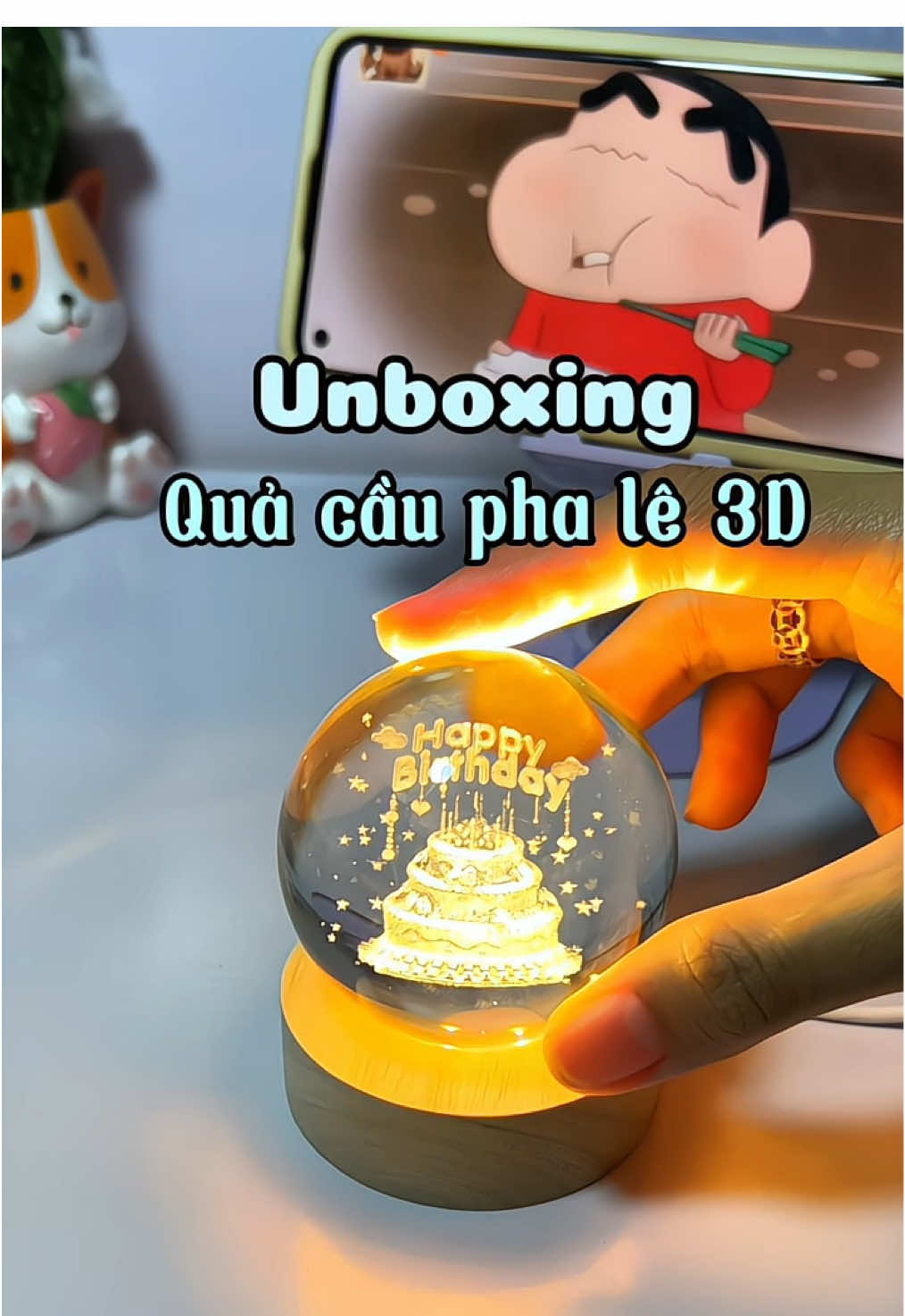 Tặng quà sinh nhật mà người ta nhớ cả đời? Là đây nè  #xuhuong #fyp #foryou #quacauphale #quasinhnhat #denphale #denngudecor #dennguphale 