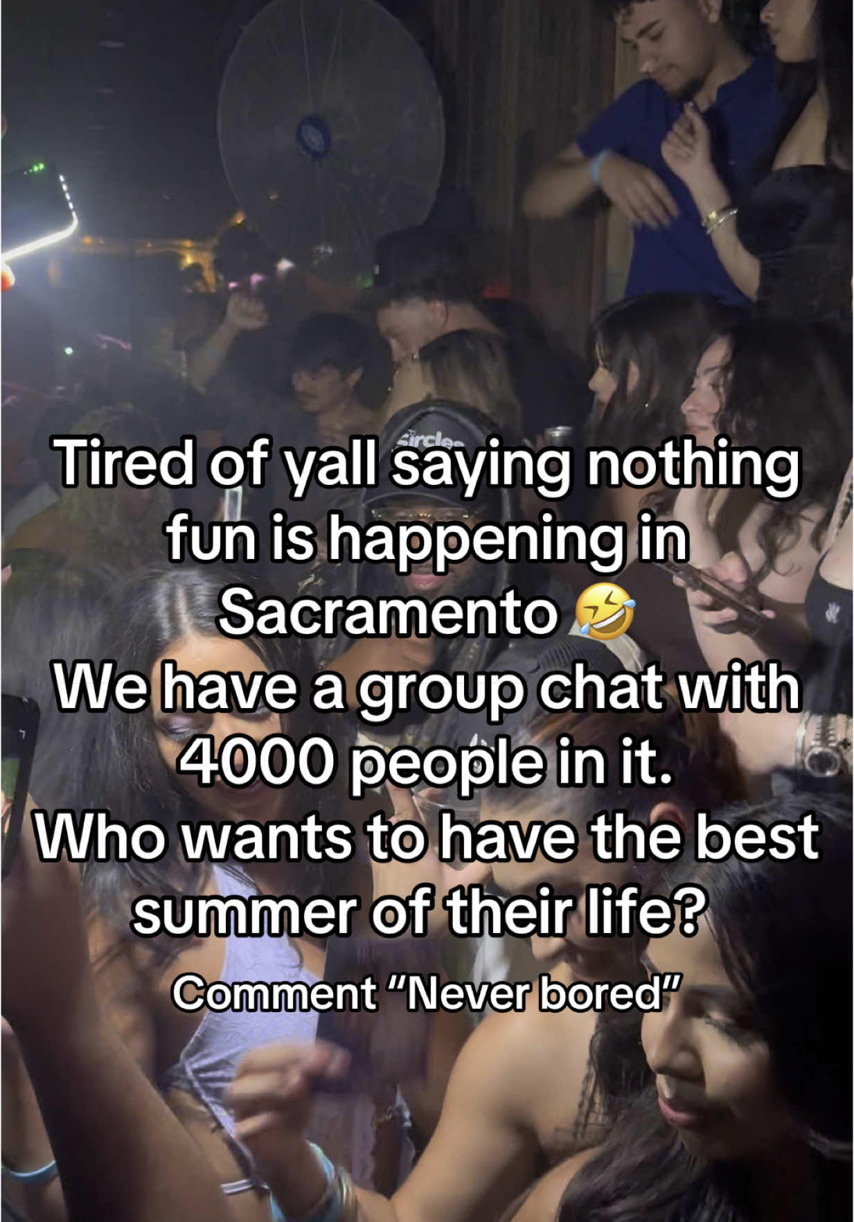 Sacramento where tf the function? We got it for you ❤️😍 link in bio ❤️ #sacramento #loveislandusa #party #concerts #friends #california #visitcalifornia #visitsacramento #thepeopleofsacramento 