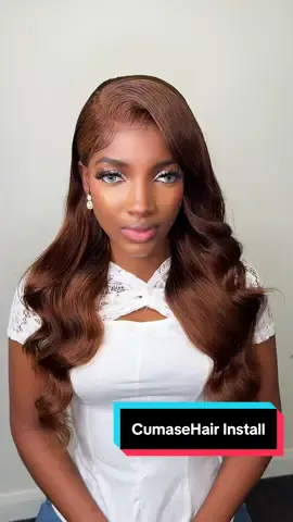 so much in love with 26’’ Chocolate Brown Wig  from @Cumase Hair link in bio!#cumasehair #coloredwigs #wigreview #wigsontiktok #blackhairtok #wigtutorial #glueless  #wigcollab#hairinfluencer #byebyeknotswig #wigreview #wigpromotion#wiginfluencer  #naturalwig  