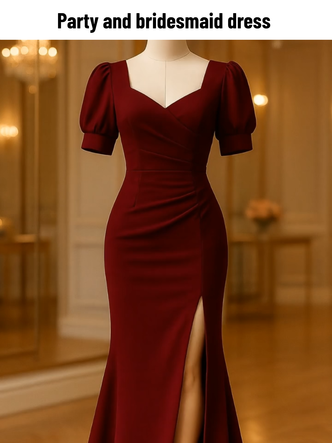 Party/bridesmaid dress elegant #partydress #bridesmaiddresses #fyp #lewatberanda #longdrive 