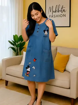 Daster wanita viral terbaru 2025. Dress jeans,Dress terbaru dengan model kekinian. #dress ,#dressjeans ,#dresswanita 