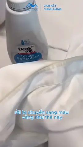 Quần áo Trắng luôn bị ngả màu? Bạn đã tìm được giải pháp chưa? #denkmit #nuocgiat #nuocgiatdenkmit #xuhuongtiktok #trending 