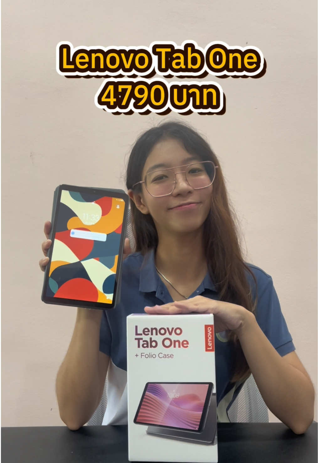 แท็บเล็ต5แบงค์เทามีทอนกับ Lenovo Tab One✨ที่ครบจบทุกฟังก์ชัน ไม่ว่าจะใช้เรียน ทำงาน ดูหนังฟังเพลง❤️ 👉🏻 ใส่ซิมได้ โทรออกได้ รองรับ 4G LTE  👉🏻 น้ำหนักเบา 320 กรัม พกพาสะดวก 👉🏻 หน้าจอ 8.7 นิ้ว HD 👉🏻 RAM 4 GB/ความจุ 128 GB 👉🏻 battery 5100 mAh  . #L#LenovoT#TabT#TabletL#Lenovotaboneเ#เลโนโวเ#เลอโนโวแท็บเล็ต