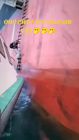 Pilot slip into the sea🫢🫢🫢 #MerchantNavy #MerchantNavyLife #Seafarer #Seaman #MarineEngineer #DeckCadet #SailingLife #SeaLife #LifeAtSea #ShipLife #SeafarersOfInstagram #MaritimeIndustry #MerchantMarine #SeafarersWorld #MarineLife #NauticalLife #ShipLovers #OceanWork #WorkingAtSea #DeckOfficer #ChiefEngineer #SecondEngineer #ThirdOfficer #CaptainOnBoard #MerchantNavyCadet #MaritimeAcademy #NauticalScience #MarineEngineering #MerchantNavyTraining #MerchantNavy #SeafarersPK #PakistanSeafarers #MarineEngineeringPK #foru#fyp#foryoupage❤️❤️ #ship#merchantnavy #sea#ocean #sealife #sailor #nature #adventure #entertainment #risk #seasick#fyp#viralvidoes#tiktokviral @TikTok 