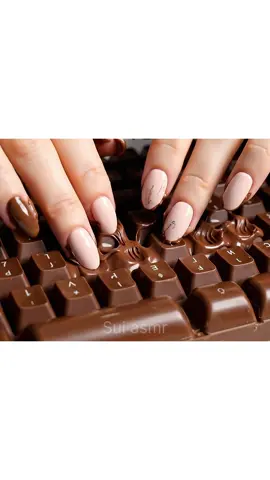 녹는 초콜릿 키보드 🍫, Pressing a Melting Chocolate Keyboard  #keyboardasmr #keyboard #chocolatekeyboard #oddlysatisfying #aiasmr #키보드 