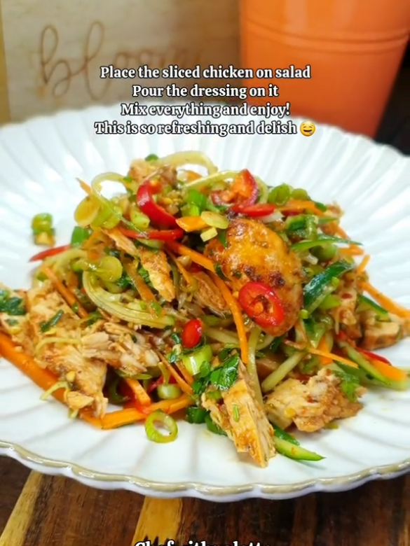 Air fryer chicken salad #airfryer  #airfryermaster  #airfryerrecipes  #airfryertiktok 