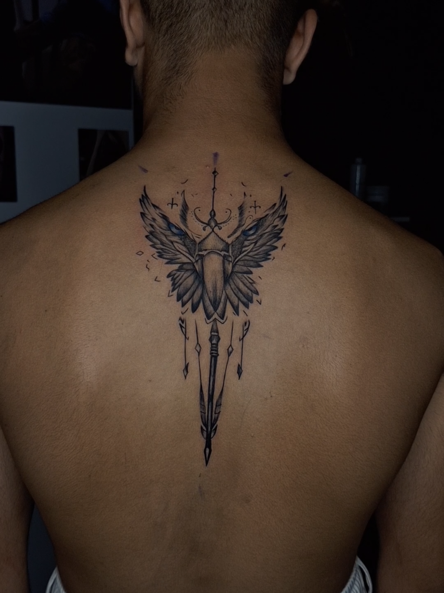 الحمدلله🙏❤️#fyp #fypシ゚ #fypシ゚viral #mostafatattoo #tattooartist #tattootiktok #tattooideas #tattooart #tatto #tattoo #tattoos #fyppppppppppppppppppppppp 