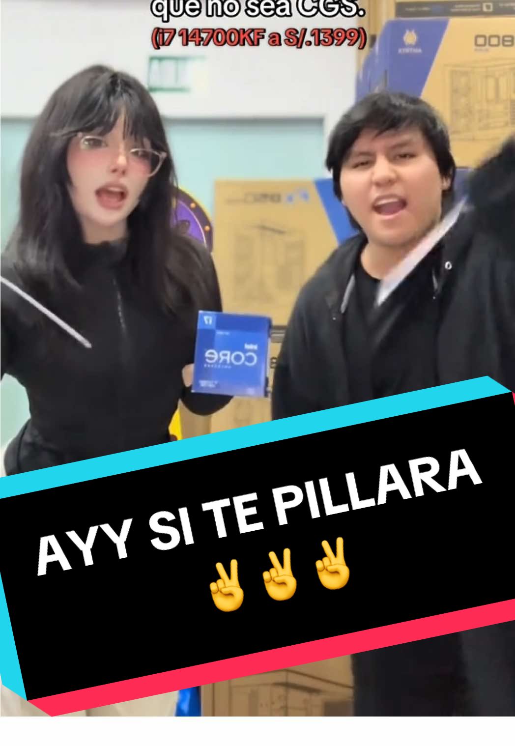 AYYY SI TE PILLAMOS ✌️ @Jennie So  #cgscomputer #cyberplaza #pcgamer #intel #trendingvideo 
