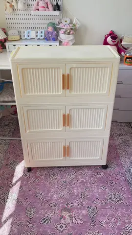 lemari susun anti jamur, aesthetic banget. #lemarisliding #lemariplastik #lemariaesthetic #lemarimurah 