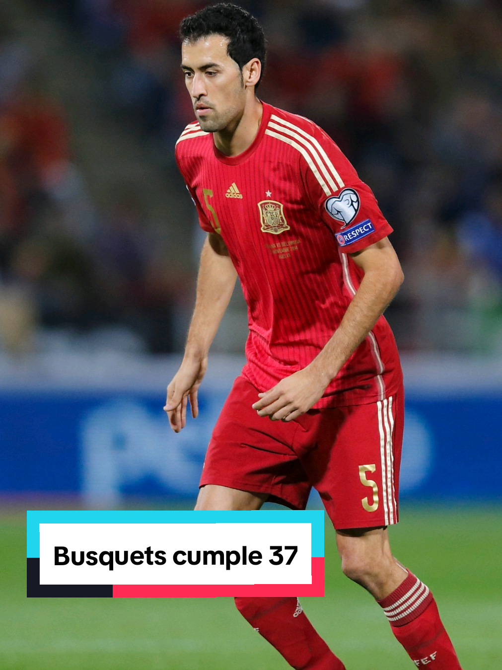 ✨ La esencia del fútbol. 🇪🇸 El eje de una generación dorada. ¡¡Feliz cumpleaños, Sergio!! #VamosEspaña #deportesentiktok #tiktokfootballacademy 