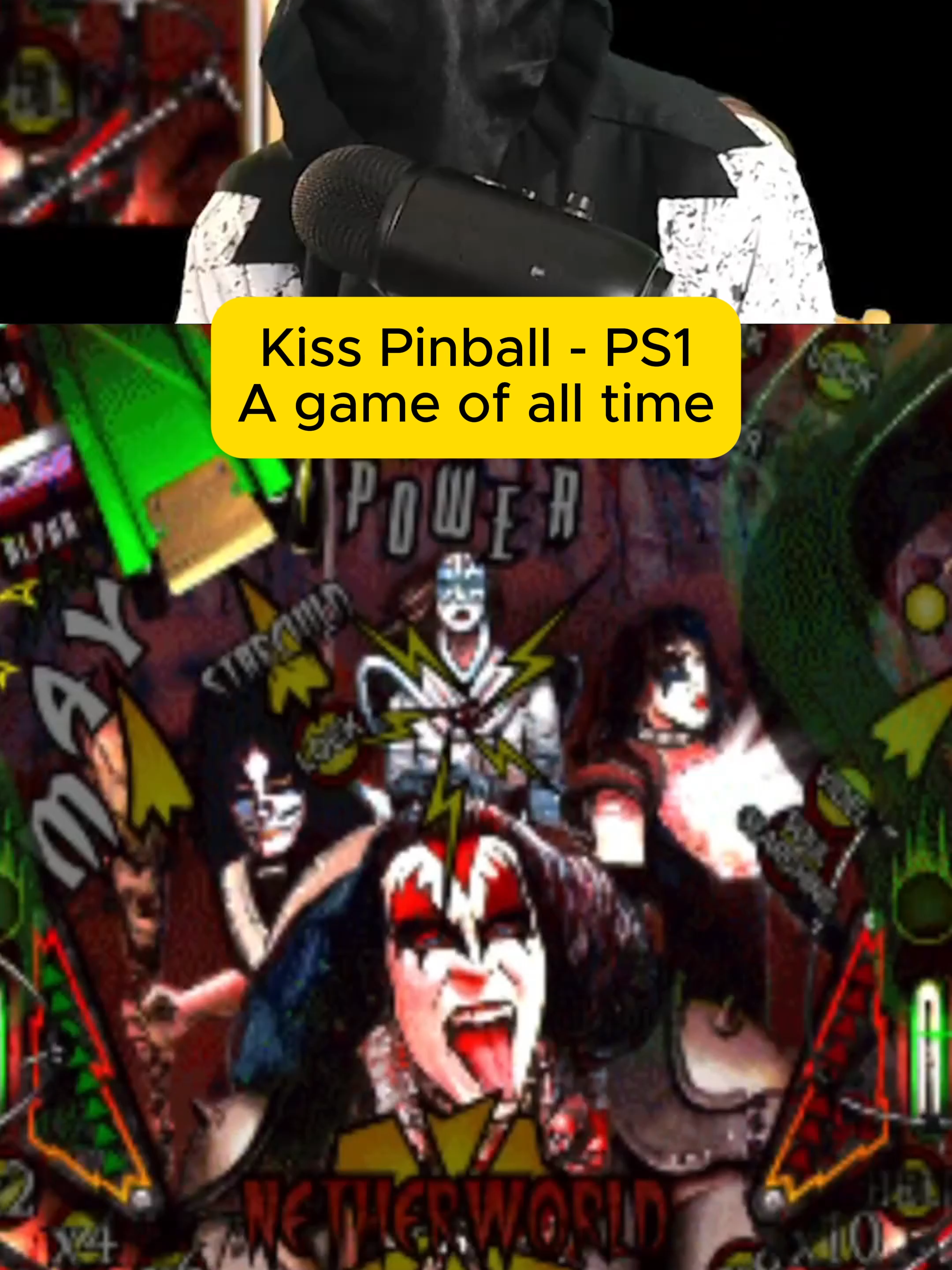 Kiss Pinball is one of the games of all time #kisspinball #playstation1 #gaming