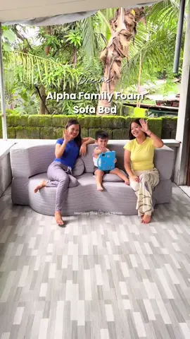 Replying to @Magelyn Balguer 🧿🤑💸  Dreame Alpha Family Foam Sofa Bed 😍 #sofabed #dreamesofabed #alphafamilyfoamsofabed #familyfoam #compressedsofabed 