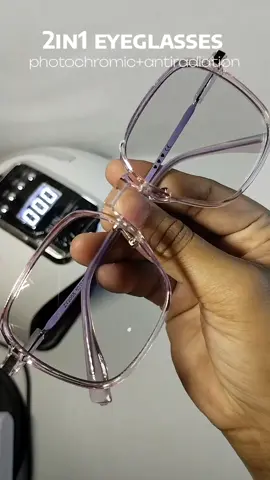 photochromic antiradiation eyeglasses with free case and wiper #photochromic #antiradiationglass #eyeglasses 