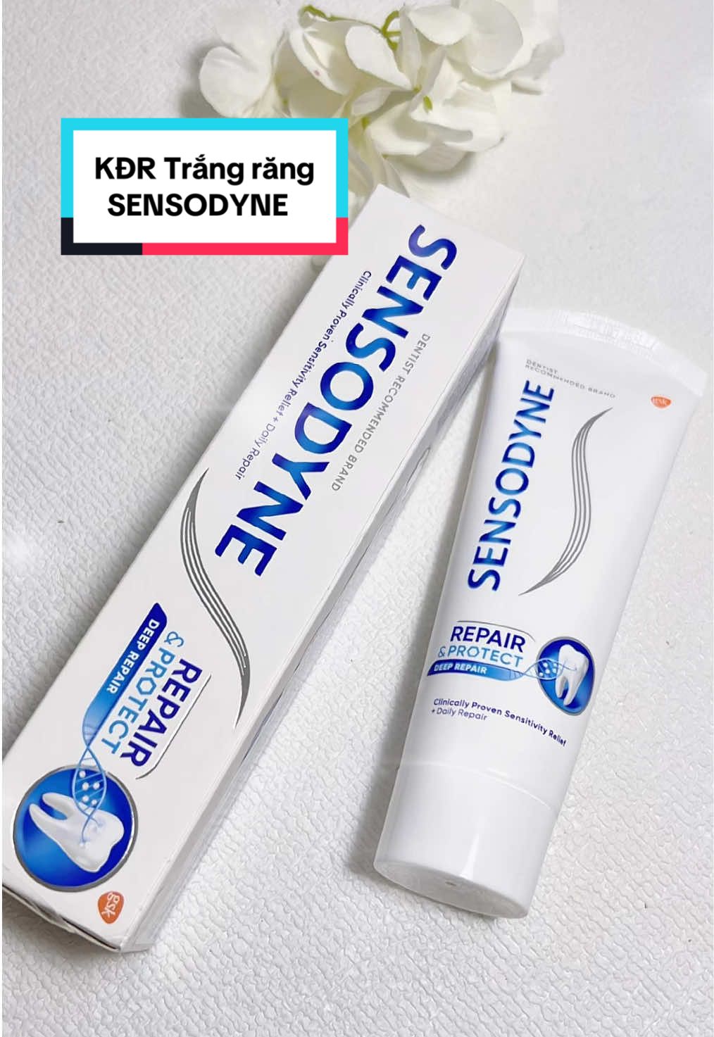 Kem đánh răng Sensodyne #ltlnriviu #kemdanhrang #sensodyne #kemdanhrangsensodyne #sensodynerepairandprotect 