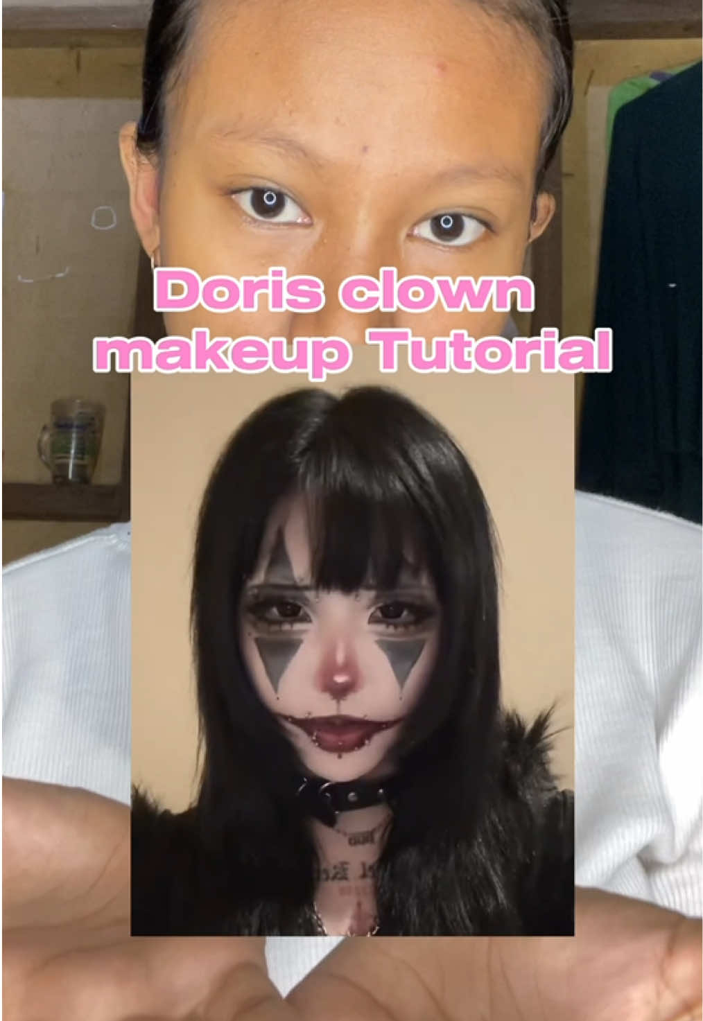 Im a clowwnn, Tutorial makeup Agaiinn, inspired @doris ✦ with BnB cushion #bnbcushion #bnb #barenbliss #dorismakeup #clownmakeup #clown #makeuptutorial #clownmakeuptutorial #dorismakeuptutorial #fyp 