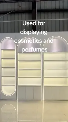 Simple and light luxury style cosmetics, perfume store display cabinetUsed for displaying  #Cosmetics display cabinet #Perfume store display cabinet