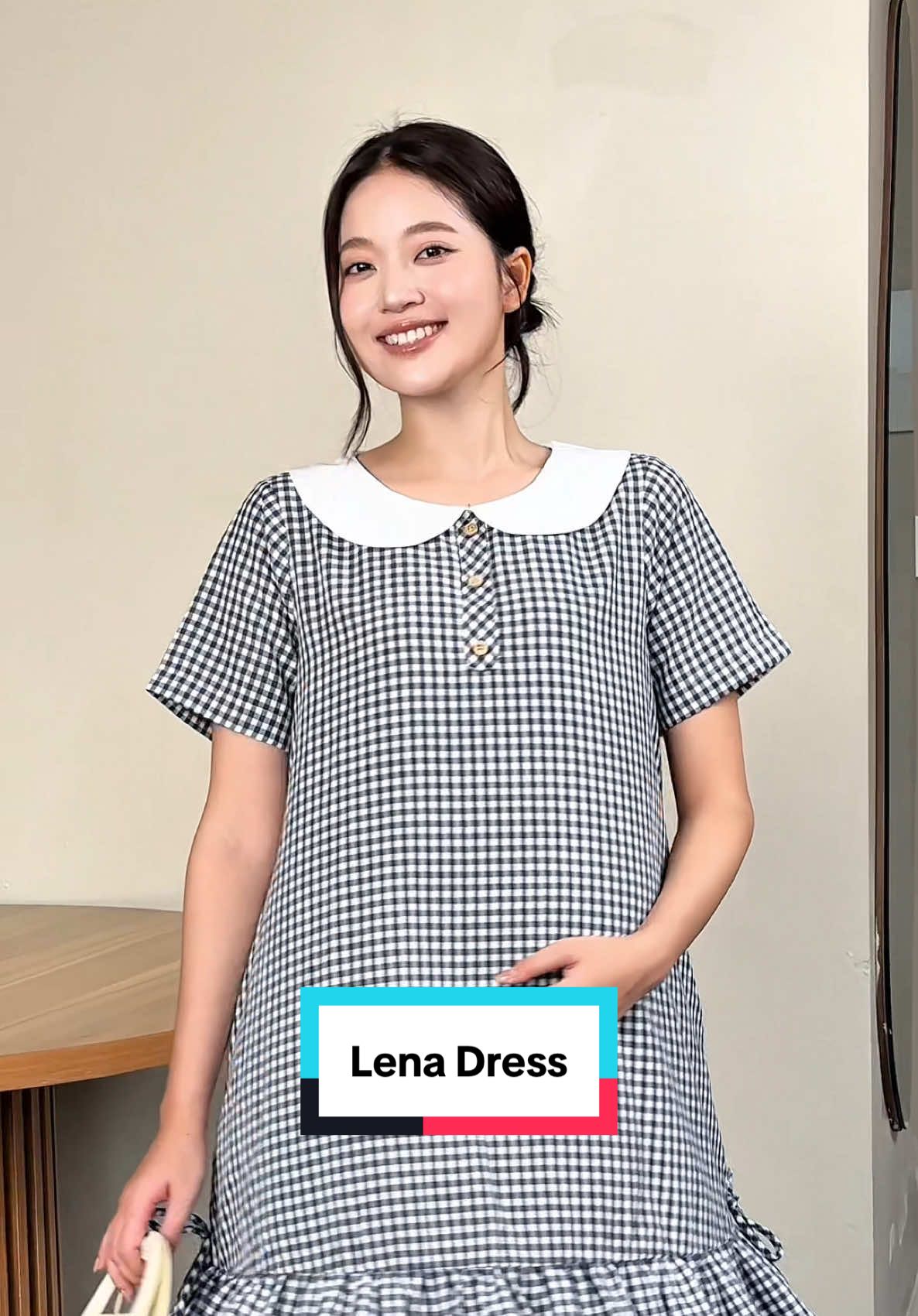 Lena Dress - Chiếc váy bầu xinh cho mẹ nào thích vibe Hàn Quốc đã lên kệ nhà L’amme rùi nèee 🥰 #lamme #lammeghelamme #lenadress 