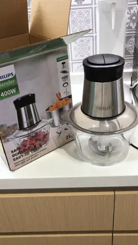 Nikmati kemudahan memasak dengan Philips chopper 2L#chopper #alatmasak #penggilingdaging 