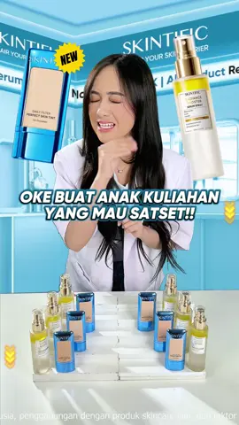 🌻 Combo baru Skin Tint dan Serum Spray yang cocok untuk kaum mager tapi tetap pengen makeup flawless ✨ Jangan sampai ketinggalan! Checkout Daily Filter Perfect Skin Tint di TikTok Live sekarang~ #skintific #dailyfilterperfectskin #makeupflawless #makeupringan #panthenol #skintint #newlaunch