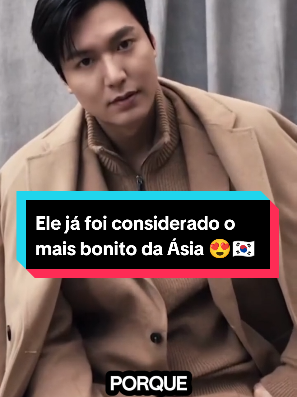 Ele já foi considerado o mais bonito da Ásia 😍🇰🇷 #kdrama #dorama #leeminho #doramascoreanos #dorameira 