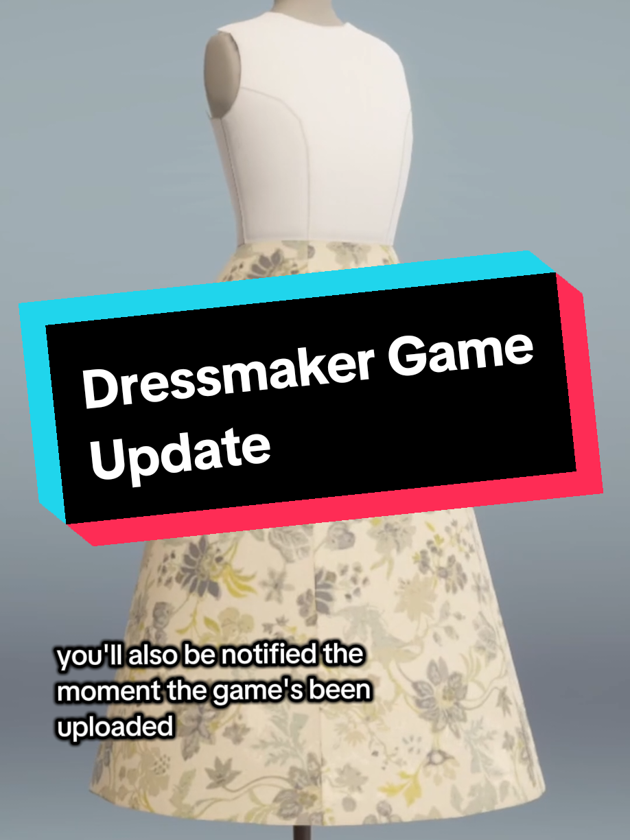 We decided to take it to @freelivesgames to be able to work on it full time to make a playable prototype that we'll release for free soon! #dressmaking #indiegames #gamedev #cozygames 