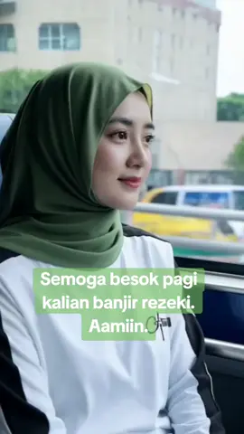 Aamiinkan doa ini.  Semoga besok pagi kalian banjir rezeki dari semua arah. Aamiin. #doa #doaibu #doaharian #storytime #transjakarta 