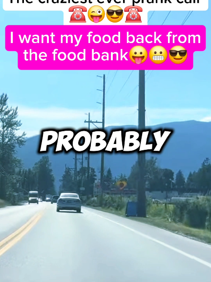 I want my food back from the food bank😱😜😎🤪 Credits: @The Jubal Show  #radio #prankcall #funnyy #fyp #prank 