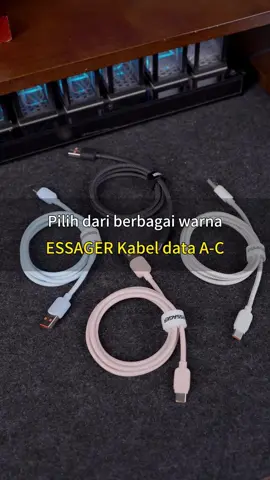 ESSAGER Kabel Data 7A, Kompatibel dengan Huawei/Honor/oppo/vivo/Realme/OnePlus Fast Charging, Mendukung hingga 100W! Kecepatan transfer data 480 Mbps. Bahan TPE lembut, kuat, tidak mudah putus. Klik keranjang kuning sekarang!😊👍🔋📱⚡️#essager #charger #cables #tiktok #foryou #foryou #fastcharging #7A #oppo #vivo #datacable #100wfastcharge 