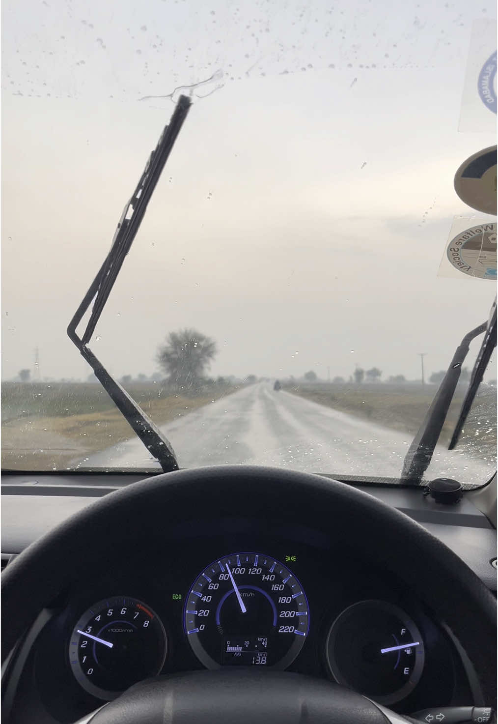 Baarish🌧️❤️       #weather #fyp #hondacity 