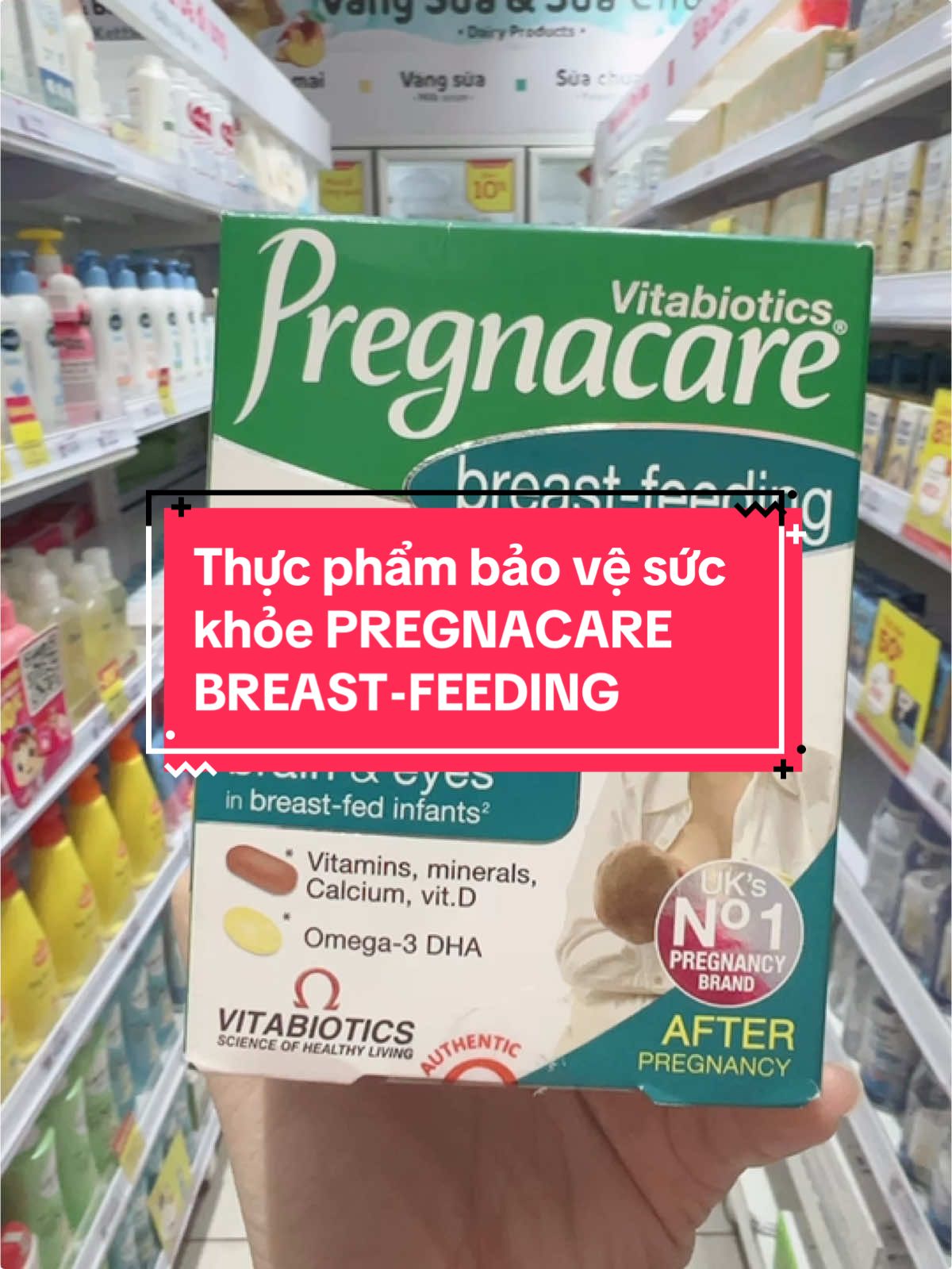 Thực phẩm bảo vệ sức khỏe PREGNACARE BREAST-FEEDING#vitamin#mesausinh #mebimsua #mebau #pregnacare #xh 