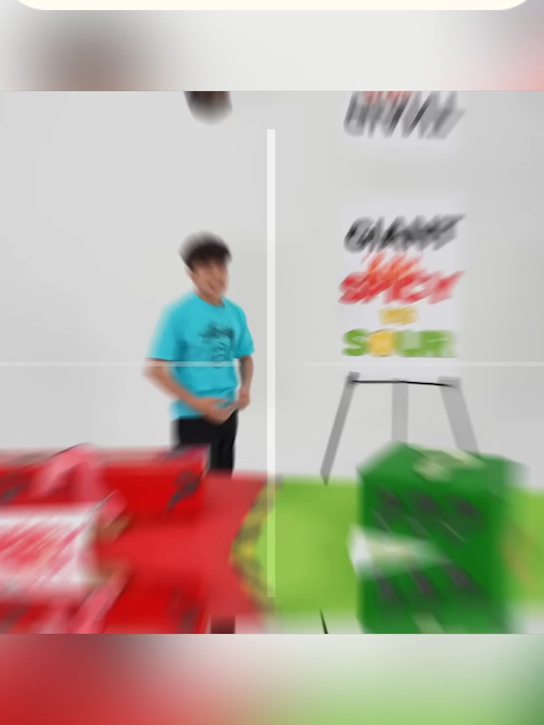 Giant SPICY vs SOUR Foods Challenge2