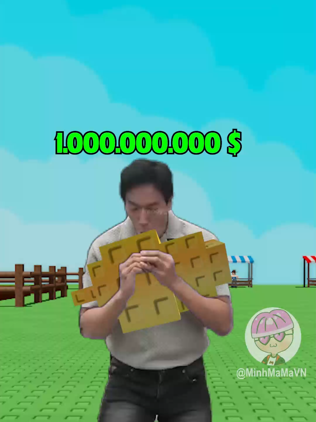 10$ % 1B $ Grow A Garden #minhmama #funnyvideos #shorts #memes #meme #funnymoments #fyp
