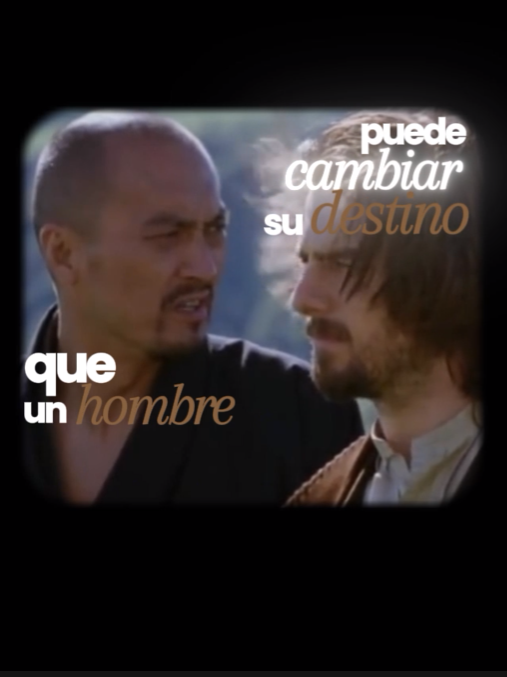 ¿Un hombre puede cambiar su destino? Videos diarios en mi perfil #pensamientos #motivación #reflexion #hopecore #peliculas #moviescenes #frasesmotivadoras #elultimosamurai #tomcruise