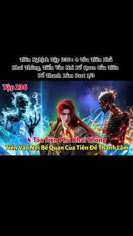 Tiên Nghịch Tập 236: 4 Tòa Tiên Phủ Khai Thông, Tiến Vào Nơi Bế Quan Của Tiên Đế Thanh Lâm Part 1/3  #dptk_vietsub #reviewtruyen_tiennghich 