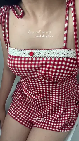 ANG GANDA NAKAKAINIS!! 😭❤️ #coords #terno #feminineoutfit #fyp #gingham #fashion #outfit #tiktokshop#softgirloutfit #pinkcoords 