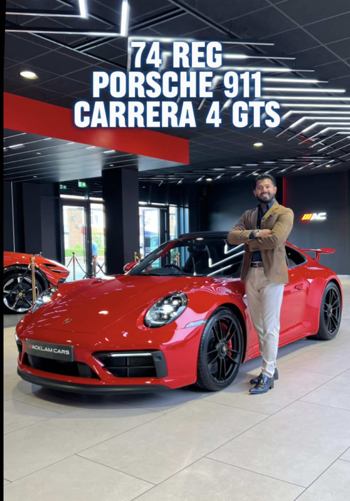 Check this out! 🔴 2023 73 Porsche 911 3.0 Carrera 4 GTS Coupe Live Priced at £119,990 - Buy & Reserve Online - Contact Joe on 07714216989 or Business WhatsApp us on 07724101010 📲 The 480bhp all-wheel drive 911 GTS Coupe combine high power output with synonymous Porsche luxury making it a true driver’s car. Here we have an exceptional example of this exclusively styled and specced to tick every box ✔️Aerokit Package ✔️20-21” GTS Satin Black Alloys ✔️Red Calipers ✔️Race Tex Interior Package ✔️Electric Slide & Tilt Sunroof ✔️BOSE Surround Sound ✔️SportDesign Side Skirts ✔️Power Steering Plus ✔️ParkAssist with Reversing Camera ✔️Privacy Glass ✔️Seat Belts In Guards Red ✔️Rev Counter In Guards Red ✔️Chrono Stopwatch In Guards Red ✔️Electric Folding Mirrors ✔️Heated GT Steering Wheel ✔️Porsche LED Door Lights ✔️Sport Chrono Package ✔️Sport Exhaust System One Owner From New with only 2,128 Miles & Porsche Vehicle Tracker System #porsche #porsche911 #porschegts #carreragts #guardsred #acklamcars