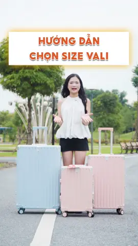 Bamozo hướng dẫn bạn chọn size vali siêu chuẩn cho chuyến đi✈️😍 ##valibamozo #valibamozochinhhang 