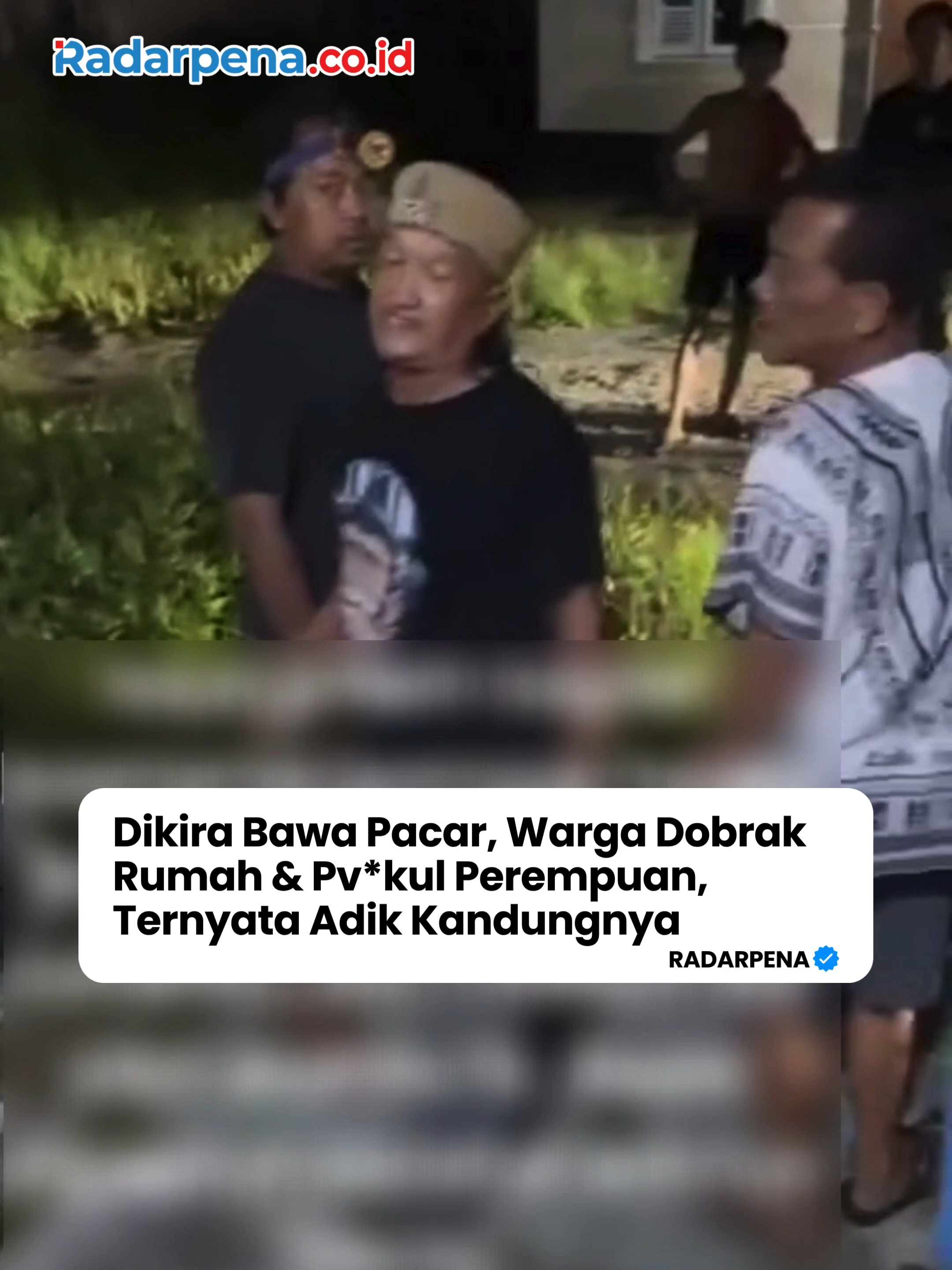 Insiden salah paham terjadi di Perumahan Wengga Happy Timur, Baamang, Kalimantan Tengah. Seorang warga nekat mendobrak pintu rumah tetangganya pada Selasa (15/7/2025) sekitar pukul 01.00 dini hari. Kaca pintu rumah tersebut rusak, dan seorang perempuan yang berada di dalam rumah ikut menjadi korban pemukulan. Pelaku diduga curiga sang pemilik rumah membawa pacar secara diam‑diam. Namun ternyata, perempuan yang ada di dalam rumah adalah adik kandung pemilik rumah yang memang sudah memberi tahu sebelumnya bahwa ia sedang menginap. “Kaya gini kah bagian keamanan Wengga Happy Timur? Mendobrak pintu rumahku jam 1 malam. Dia pikir anakku itu bawa pacarnya, padahal adenya sendiri,” tulis pemilik rumah melalui media sosial. Peristiwa ini telah dilaporkan ke kepolisian setempat dan masih dalam penyelidikan lebih lanjut. --- #Radarpena #Radarpenanews #Baamang #KalimantanTengah #BeritaHariIni #Peristiwa #Kriminal #WenggaHappyTimur #SalahPaham #Hukum #Viral #UpdateBerita