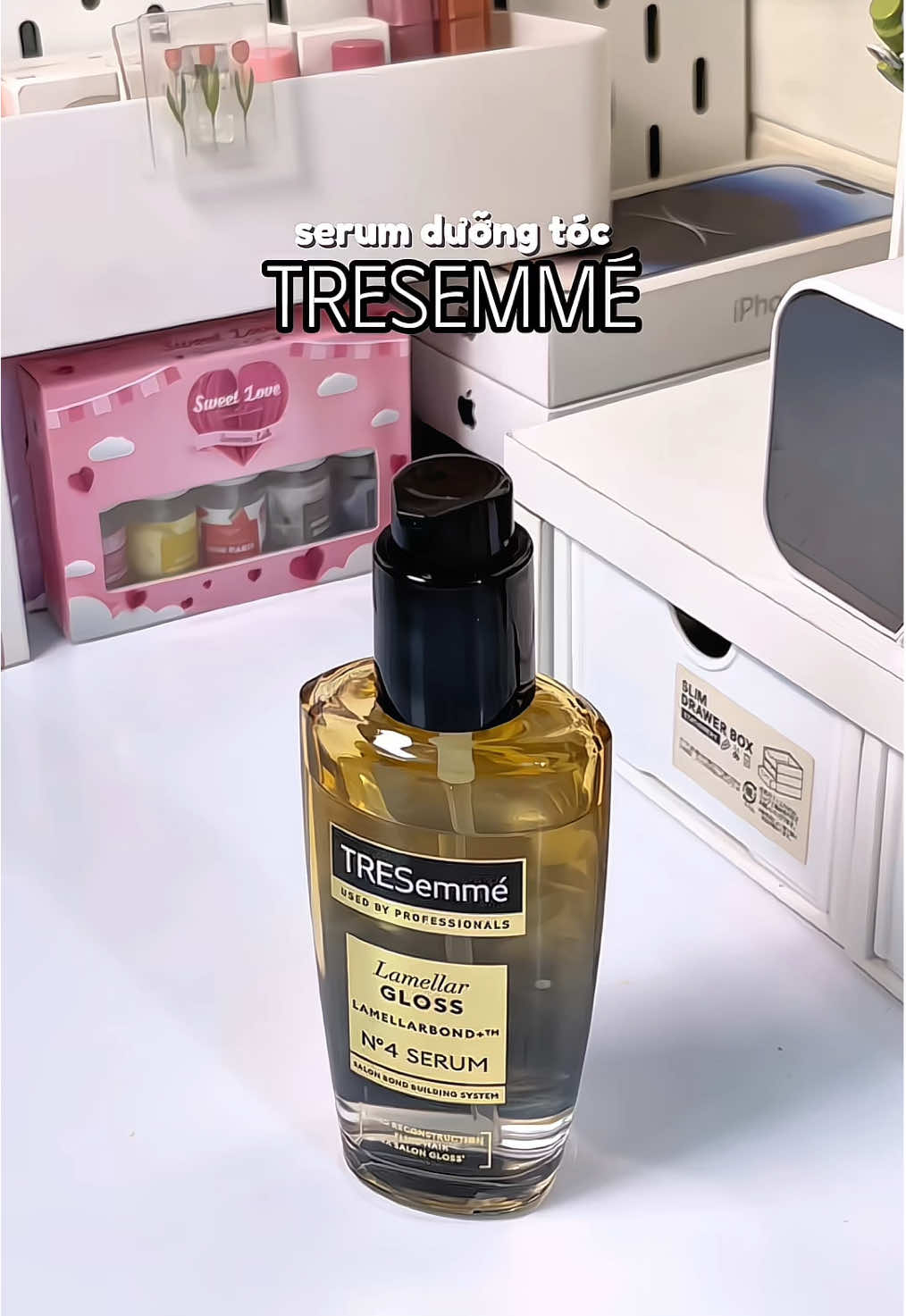 Tóc thơm bóng mượt nhờ em này #lamellar #serum #phuchoitoc #hoptaccungunilever #tresemme #duongtocmemmuot #serumduongtoc #ser 