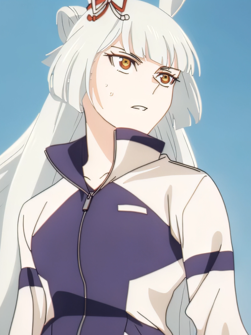 She looks angry all the time. #fujimasamarch #umamusume #hanasq #hoshisq 